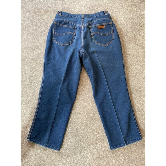 Vintage Gitano High-Rise Stretch Denim Jeans Elastic Waistband Size 34 - Picture 2 of 10